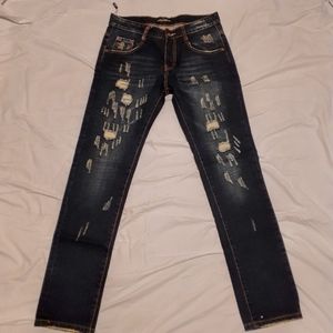 Dolce & Gabbana distressed denim jeans